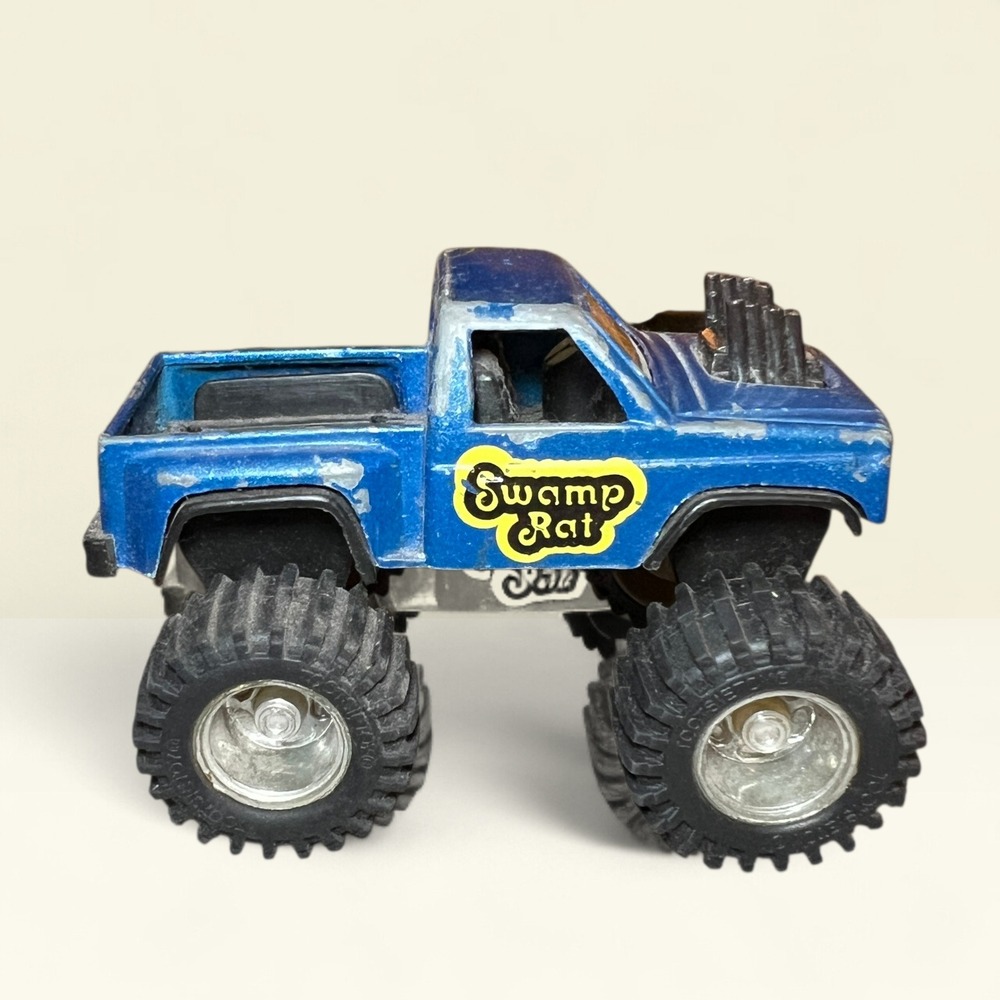 SWAMP RAT‎ Custom Ford F-150 Monster Truck Tootsietoy Blue Diecast Toy Vehicle